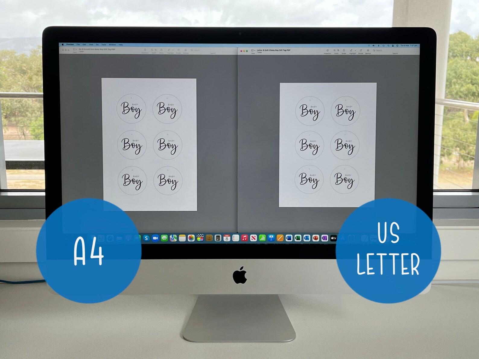 Printable Baby Boy Gift Tag | Digital Download | It’s a Boy | Baby ...