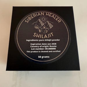 SHILAJIT POWDER. Altai Mountains, 50g jars
