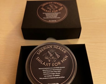 SHILAJIT FOR MEN. Altai Mountains, 30-50gms in Jar/Mumijo/Mumiyo/Mumio