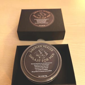 SHILAJIT FOR MEN. Altai Mountains, 30-50gms in Jar/Mumijo/Mumiyo/Mumio