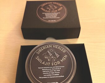 SHILAJIT FOR MEN. Altai Mountains, 30-50gms in Jar/Mumijo/Mumiyo/Mumio