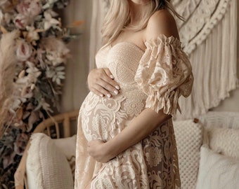 pregnancy photo session dress, photo prop dress, maternity dress, boho maternity dress, dress for photo shoot