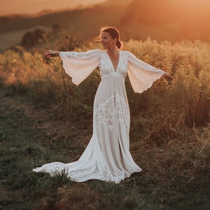 Boho wedding dress under 300 cheap