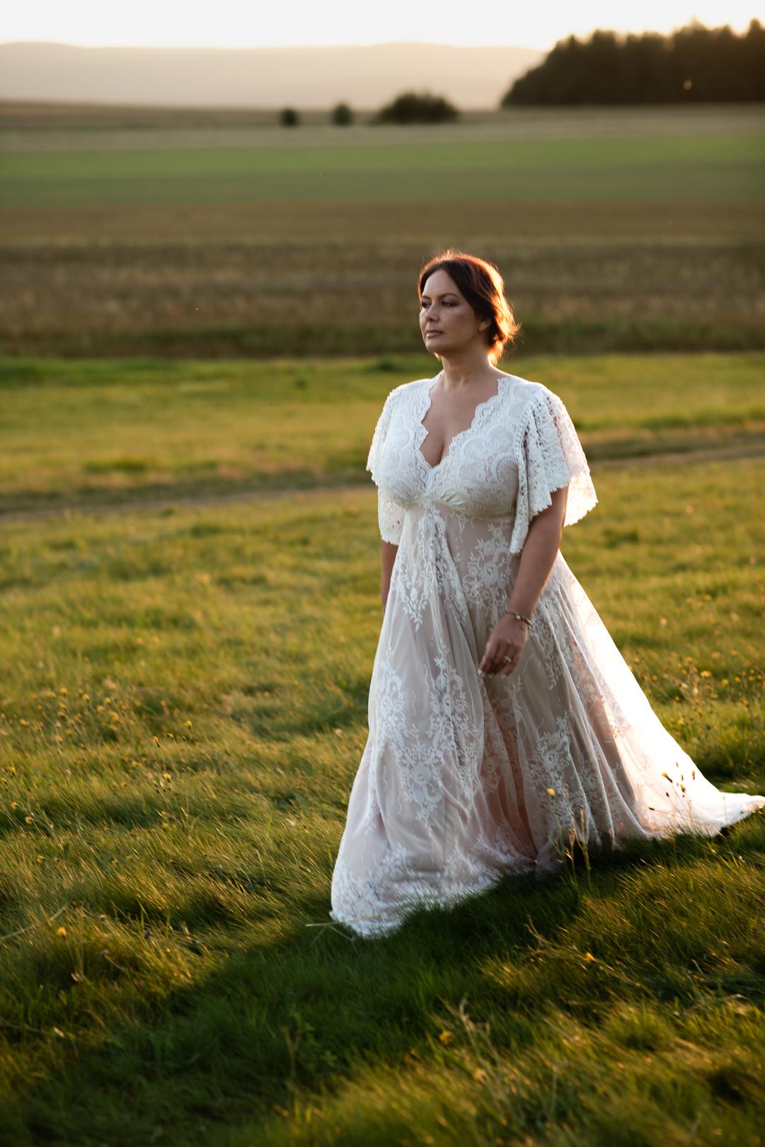 Whimsical Wedding Dress Plus Size