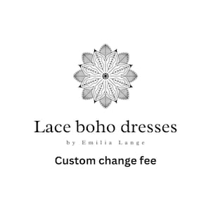 Custom wedding dress change fee