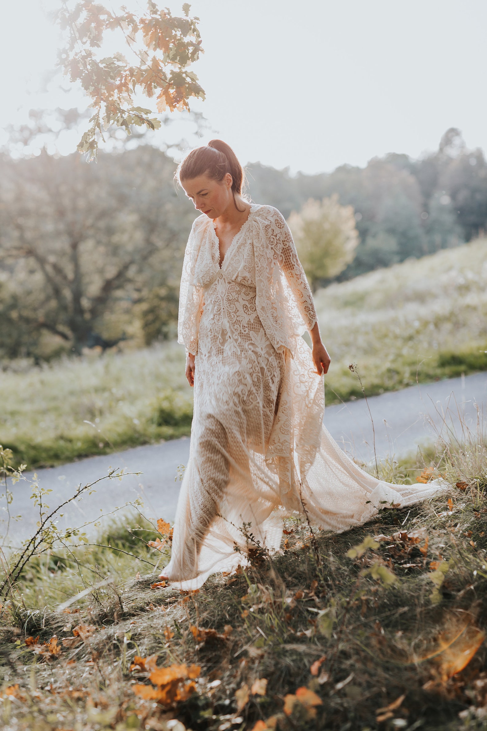 Lace Boho Dress Bohemian Wedding Dress Maternity Boho Dress Etsy