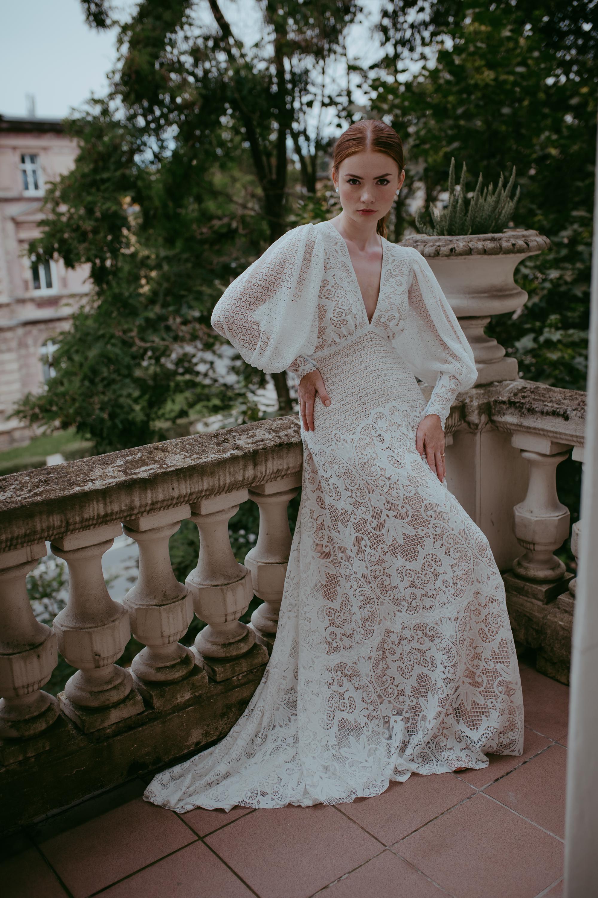 belgian lace wedding dress Bella wedding dress, lace wedding dress, boho wedding dress, elopment dress, romantic wedding dress, bohemian wedding dress