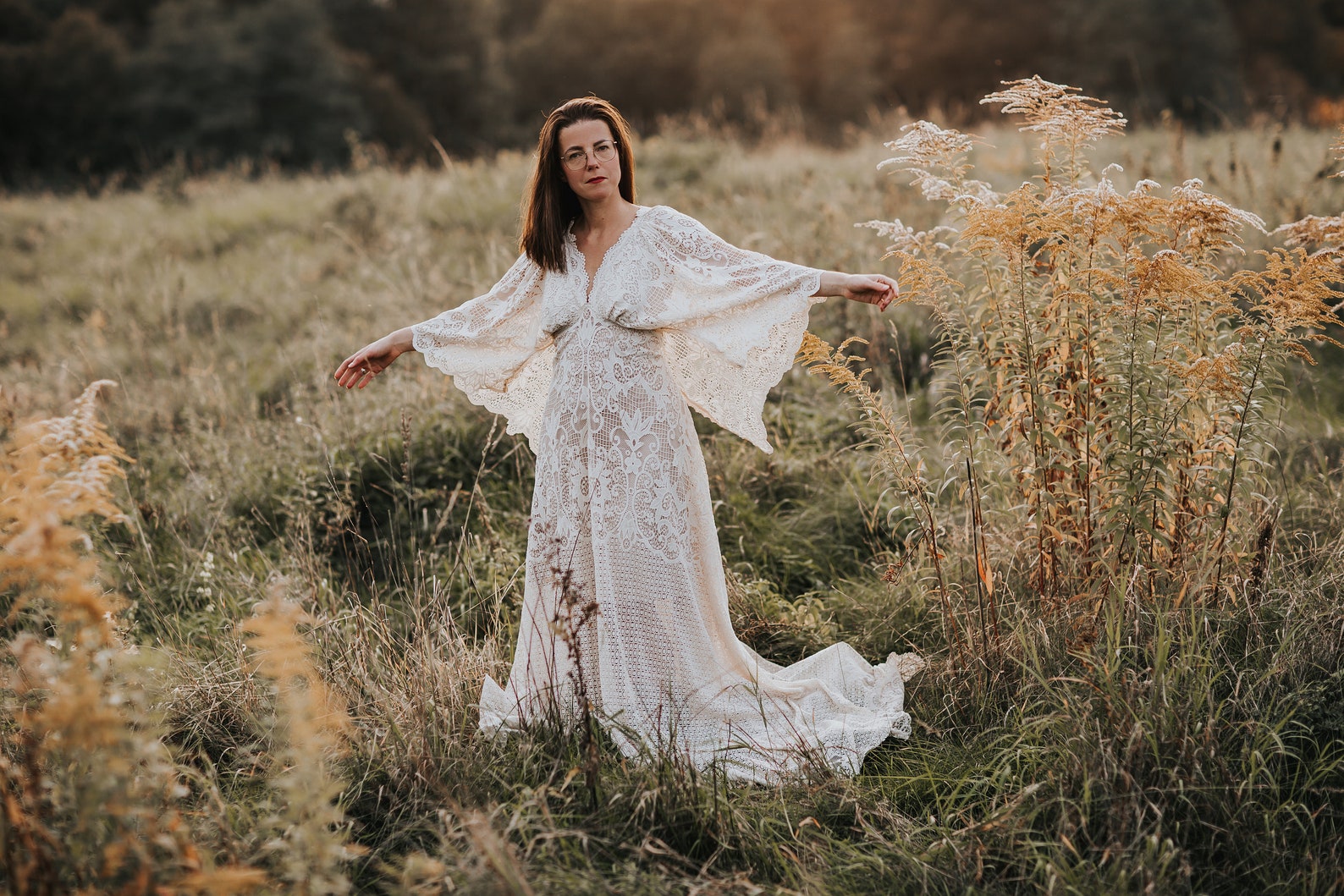 Lace Boho Dress Bohemian Wedding Dress Maternity Boho Dress Etsy