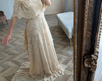 Robe de mariée de style espagnol, robe de mariée pour fugue, robe