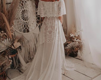 Robe de mariée de style espagnol, robe de mariée pour fugue, robe