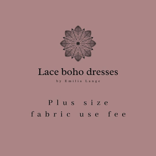 Plus size - extra fabric use fee