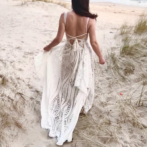 beach wedding elopement dress Portia And Scarlett 22934 Long Formal Prom Dress Sale