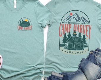 Custom Cabin Shirt, Matching Family Reunion Shirts, Family Camping Trip Shirt, Retro Lake T-Shirt, Personalized Camp TShirt, Mountain Tee