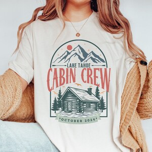 Camp Bachelorette Shirts, Custom Family Camping Tees, Cabin Crew Bachelorette Party Shirt, Mountain Bride Hiking Lake Bridal Party Gifts