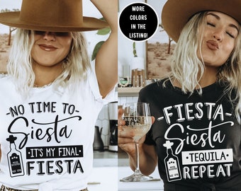 Final Fiesta Bachelorette Party Shirts, Funny Mexico Bachelorette Shirts, Tequila Shirt, Cinco De Mayo Drinking Tees, Mexican Bridal Shower