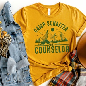 Custom Camp Counselor Shirt, Personalized Camping Shirts, Matching Family Camping Shirts, Group Camper Crew Tees, Campfire TShirt, Hiking