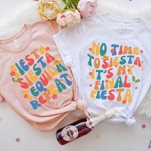 Final Fiesta Bachelorette Party Shirts, Matching Cinco De Mayo Bachelorette Shirts, Mexico Girls Trip Shirts, Mexican Bridal Party Shirts