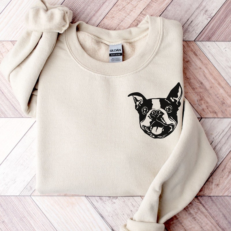 Boston Terrier Director Chair Sweatshirt