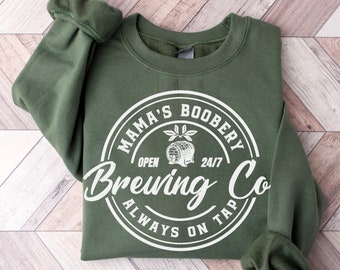 Mama's Boobery Sweatshirt, Funny Mothers Day Gift for New Mom, Breastfeeding Mama Shirt, Mama to Be Sweater, First Time Mom, Nursing Hoodie