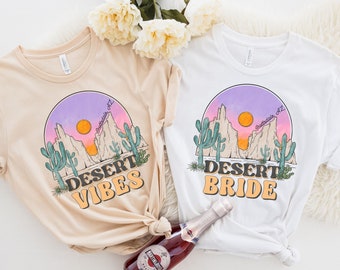 Desert Bachelorette Shirts, Scottsdale Bachelorette Party Shirts, Bridesmaid Sedona Arizona Bridal Party Favors, Cactus Bride Tribe Shirt
