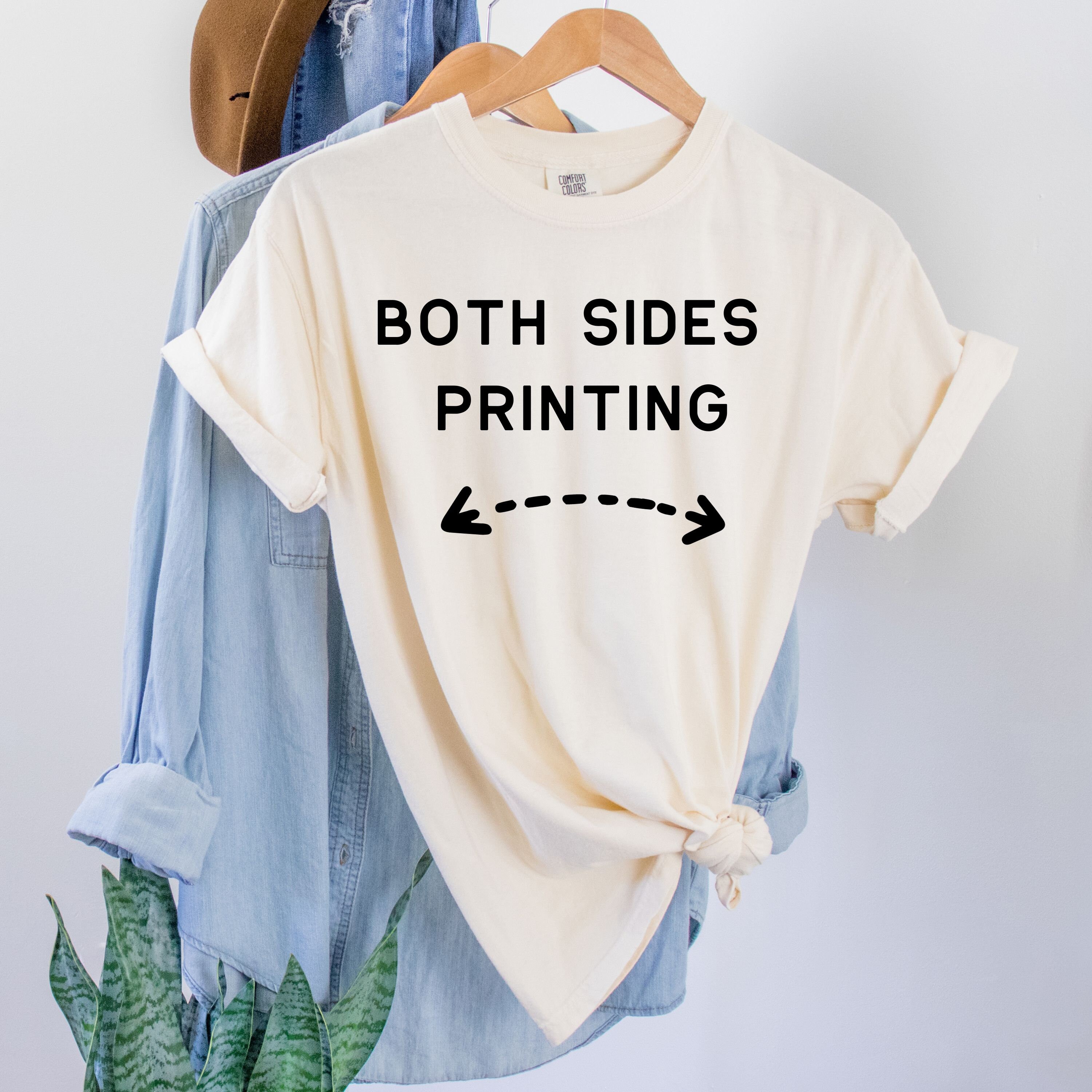 Shirts Both Sides Printing