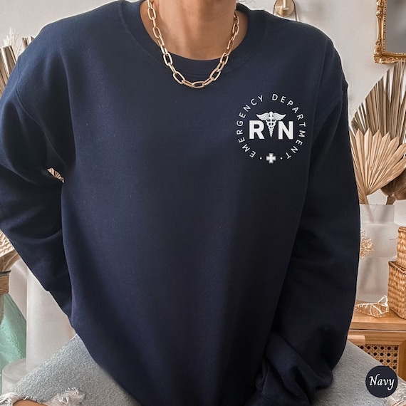 Emergency Department RN Sweatshirt, Emergency Room Nurse Shirt, ER Nurse Sweater, Future Registered Nurse Hoodie, Medicine Nurse Grad Gift