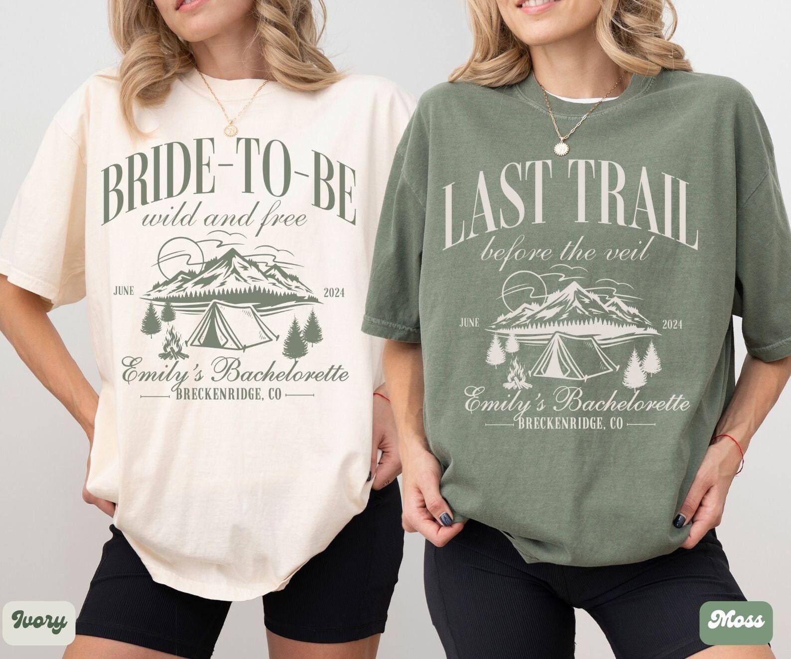 Camping Bachelorette Shirts, Custom Camp Bachelorette Party Shirts ...
