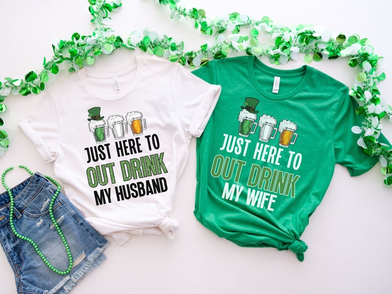 Funny Couples St Patricks Day Shirts Couples Drinking Party - Etsy