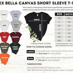 K&ouml;nnte beinhalten: Unisex-T-Shirt mit kurzen &Auml;rmeln in verschiedenen Farben, darunter Schwarz, Wei&szlig;, Hellblau, Dunkelgrau meliert, Aschgrau, Sportgrau, Rosa, Rot, Weinrot, Gold, Milit&auml;rgr&uuml;n, Waldgr&uuml;n, Marineblau und Orange. Das Shirt besteht aus 100 % Airlume-gek&auml;mmter und ringgesponnener Baumwolle. Eine Gr&ouml;&szlig;entabelle mit den Ma&szlig;en f&uuml;r Breite und L&auml;nge in Zoll ist enthalten.