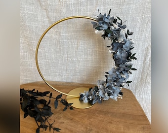 Flowerhoop Hortensie/Stehring/Geschenkidee