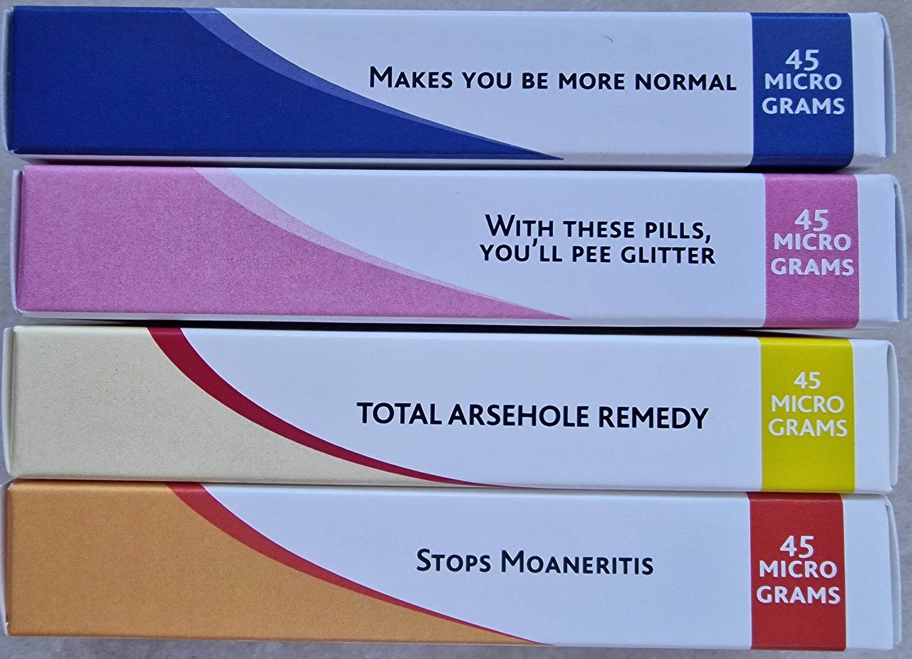 Joke Pill Boxes Gift Set X4 Fun Prank Medication Secret Santa Etsy UK