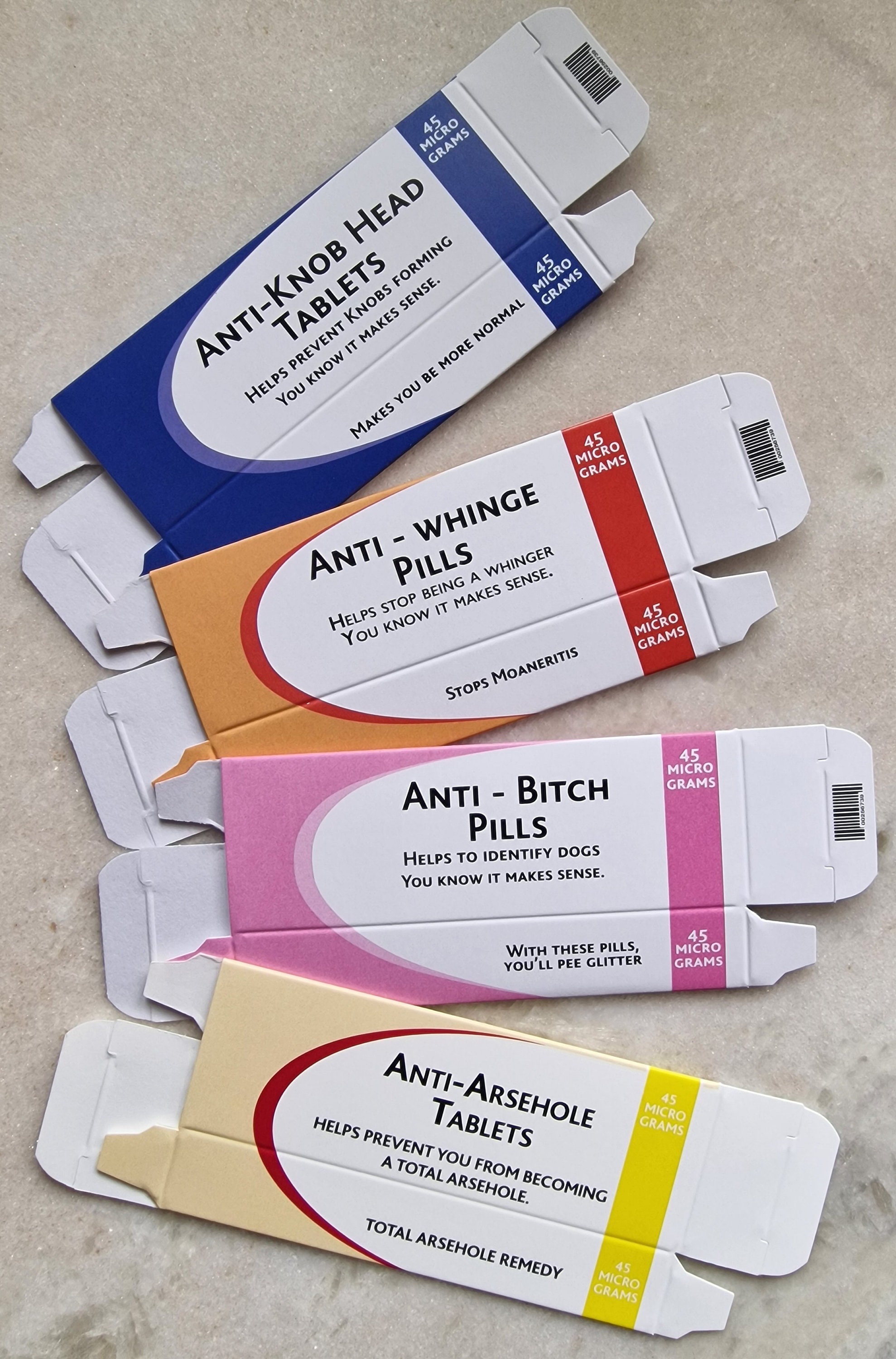 Joke Pill Boxes Gift Set X4 Fun Prank Medication Secret Santa Etsy UK