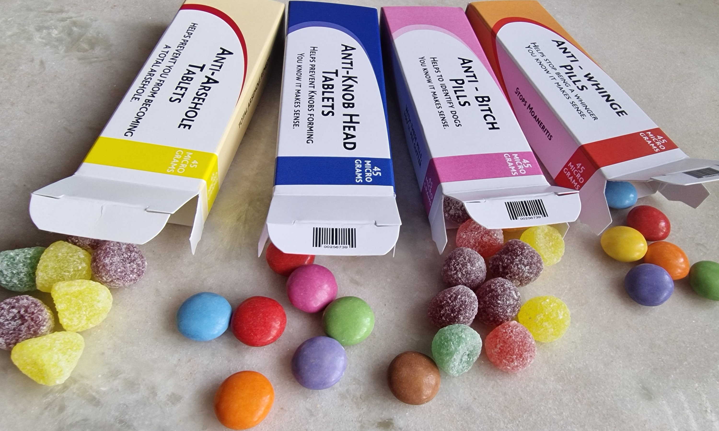 Joke Pill Boxes Gift Set X4 Fun Prank Medication Secret Santa Etsy UK