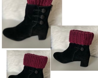 Boot cuffs or boot toppers