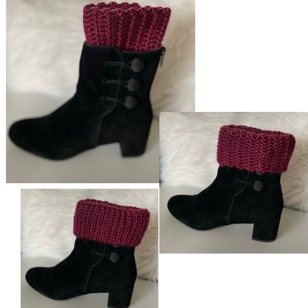 Boot cuffs or boot toppers