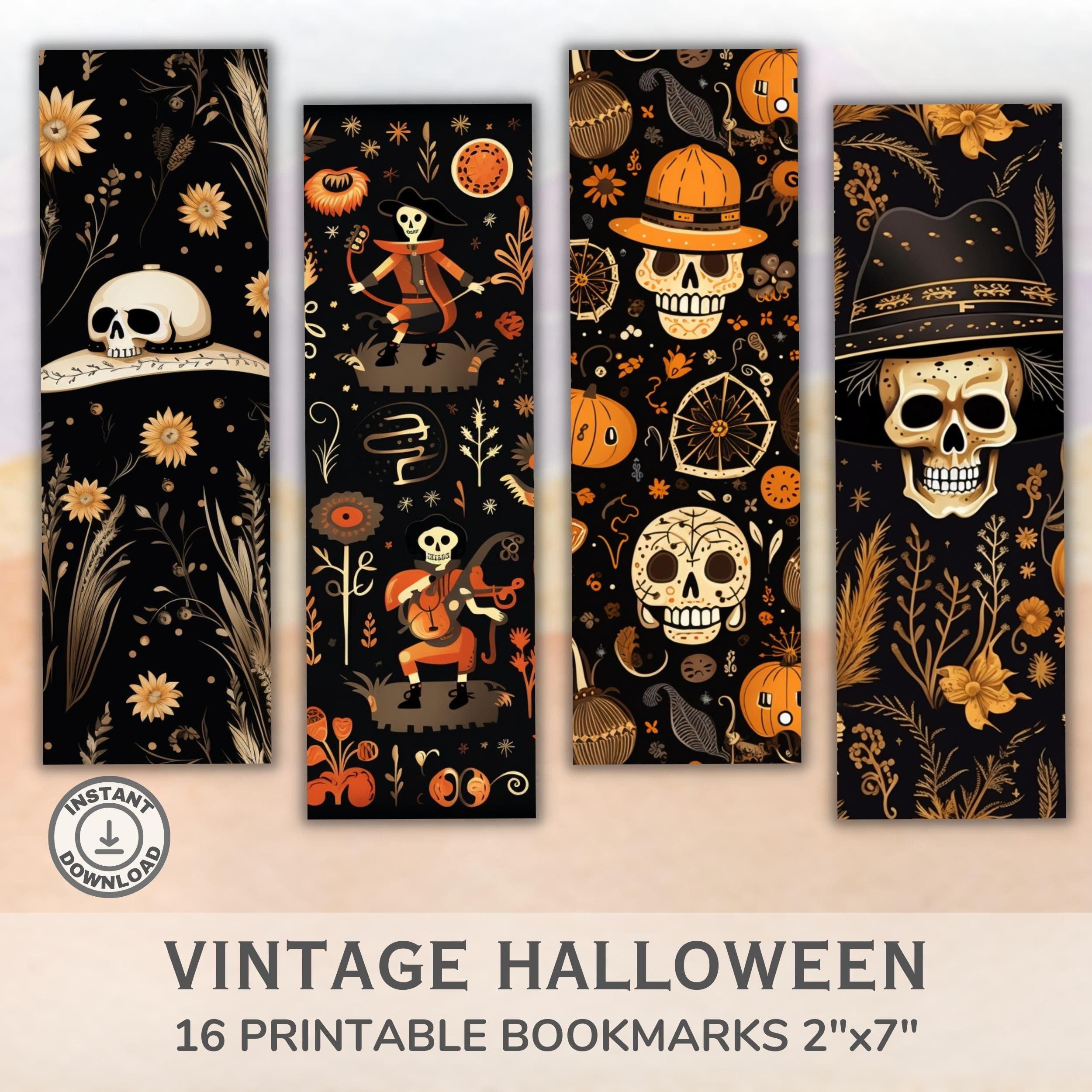 Halloween Bookmarks, Personalized Bookmarks