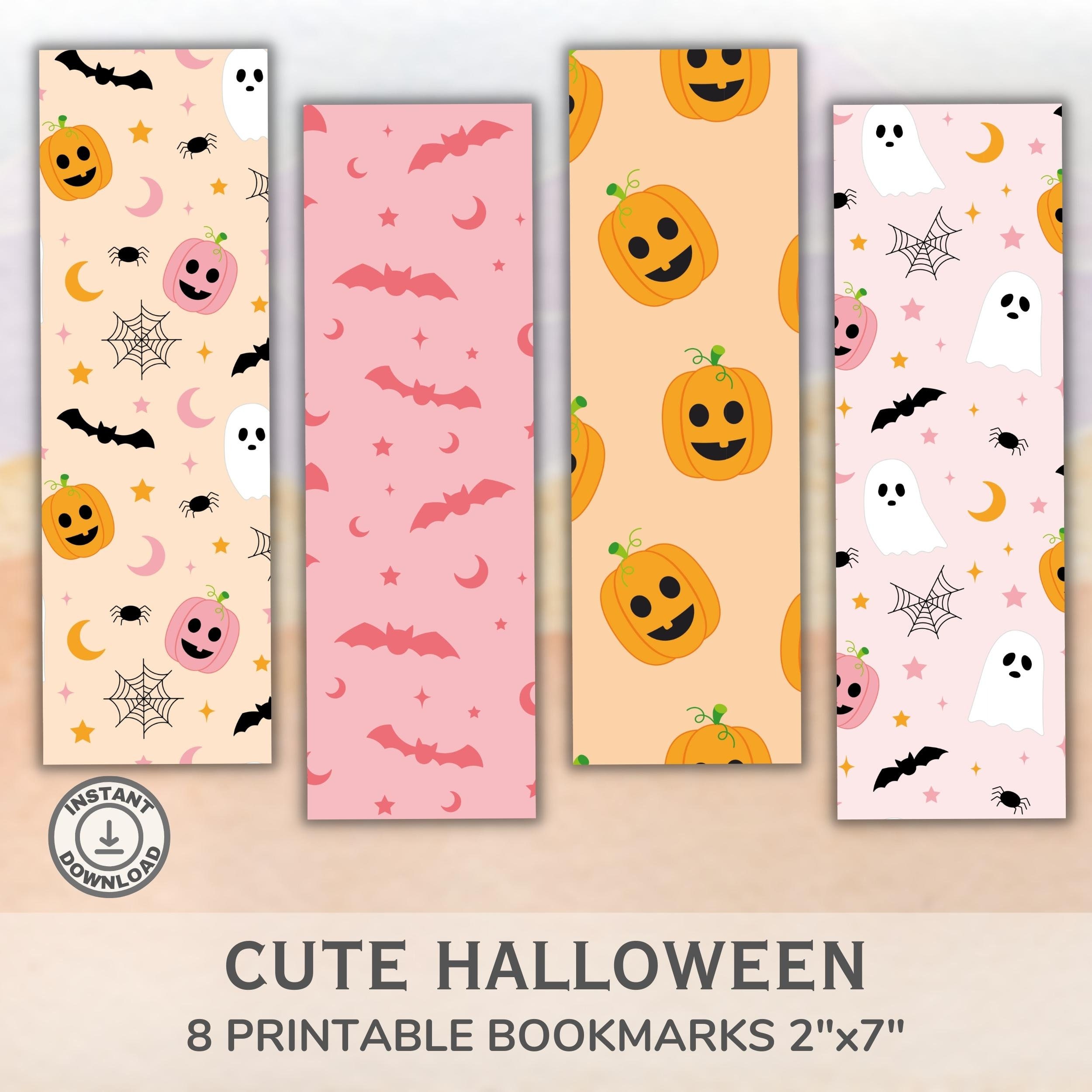 Halloween Bookmarks, Personalized Bookmarks