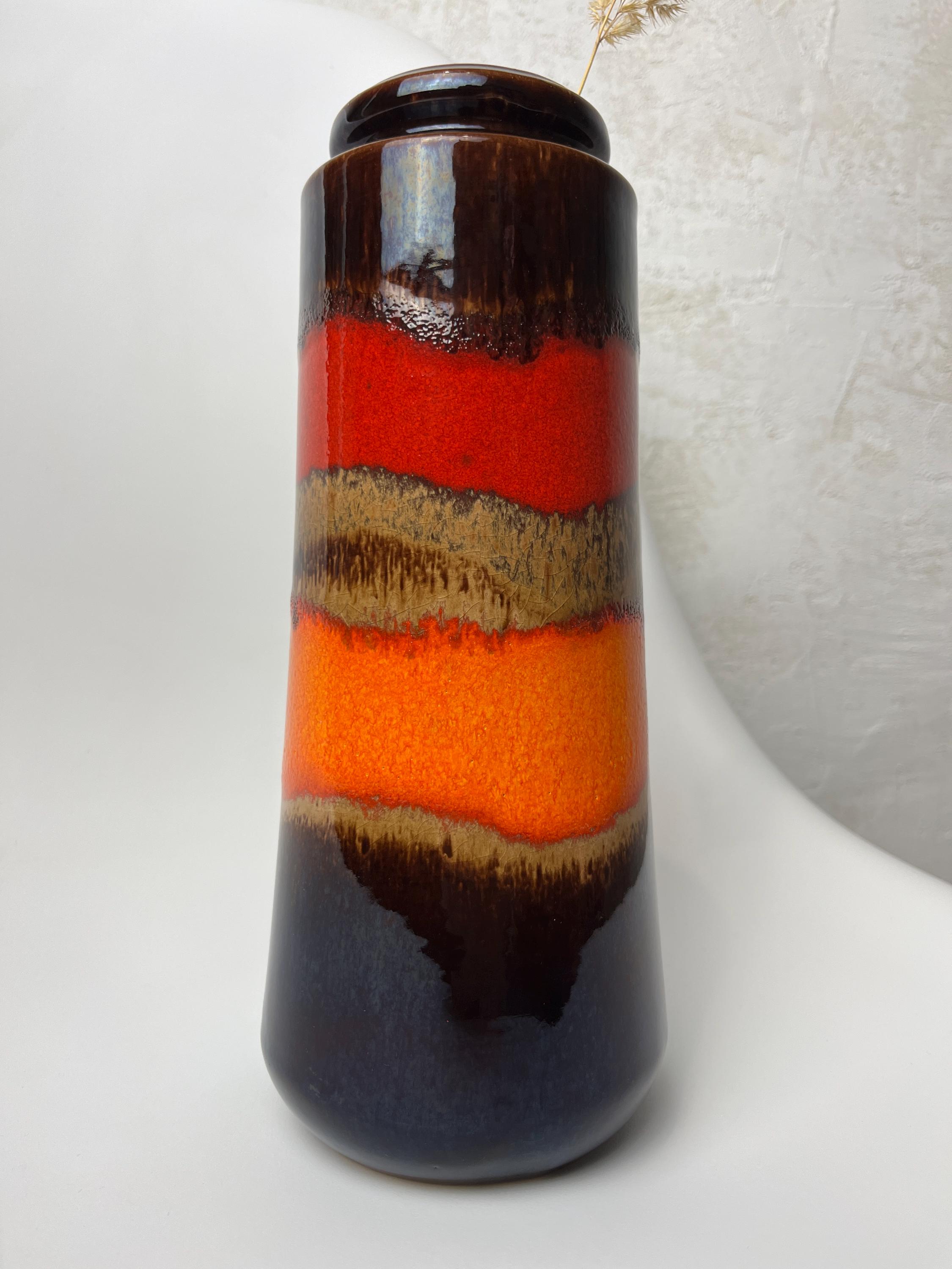 ヴィンテージ 60年代 70年代 Fat Lava Scheurich 花瓶 206-26 アート