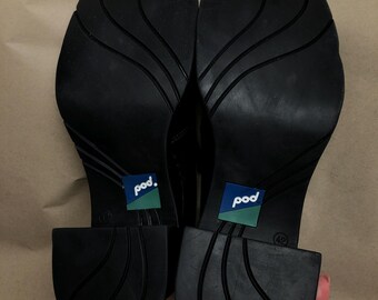 Rare Vintage 90's POD Chunky Massive Leather Shoes Boots