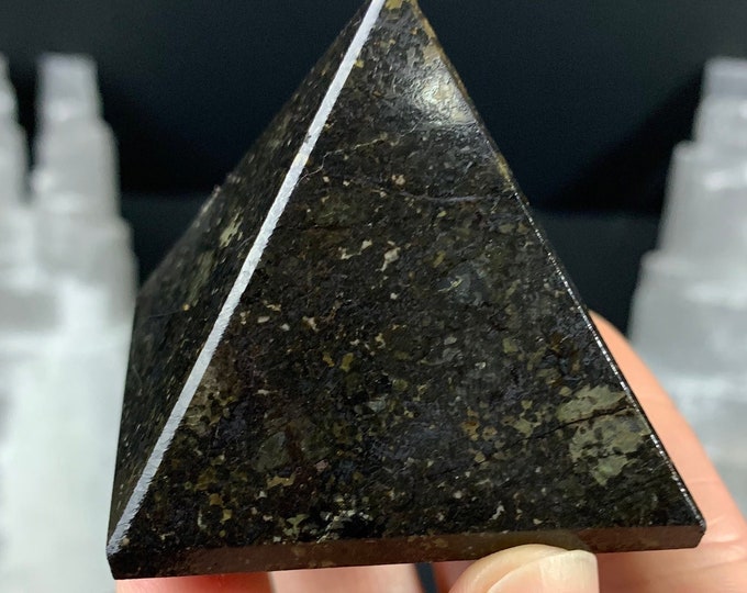 Rare Nuummite Pyramid and Tower Set Greenland - Etsy