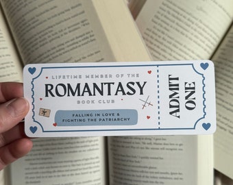 Romantasy Book Club - Design 2 - Book Club Bookmark - Bookish - Cute Bookmark