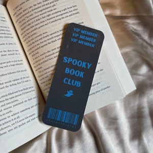 Spooky Book Club - Book Club Bookmark - Bookish - Cute Bookmark