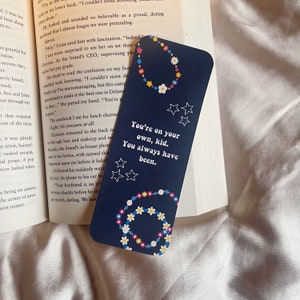 You&#39;re On Your Own Kid Bookmark - Make The Friendship Bracelets - Blondie Bookish - Cute Bookmark