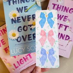 Knockemout Series Bookmark - Lucy Score Bookmark - Things We Never Got Over - Things We Left Behind - Things We Hide From The Light -Bookish