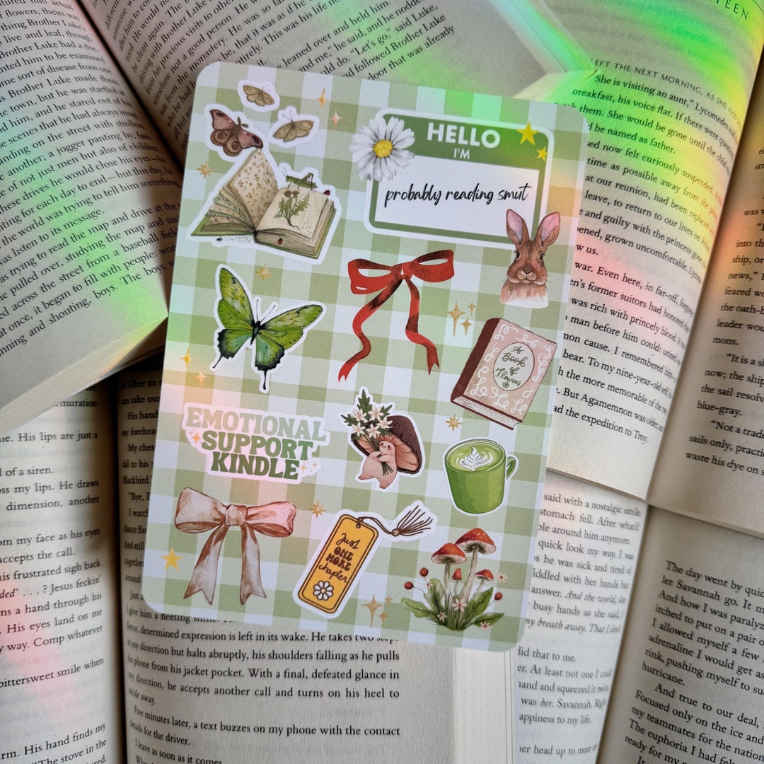 Cottage Core Aesthetic Kindle Insert - Kindle Clear Case Insert - Cute ...