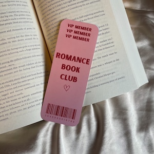 Romance Book Club - Book Club Bookmark - Cute Bookmark - Bookish - Cute Bookmark