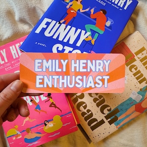 Emily Henry Enthusiast Bookmark 2 - Happy Place - Book Lovers - Funny Story - Beach Read - Great Big Beautiful Life - Bookish Cute Bookmark