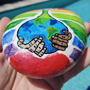 Earth Painting, Earth Day Every Day, Pride, Love, Earth, Peace - Etsy