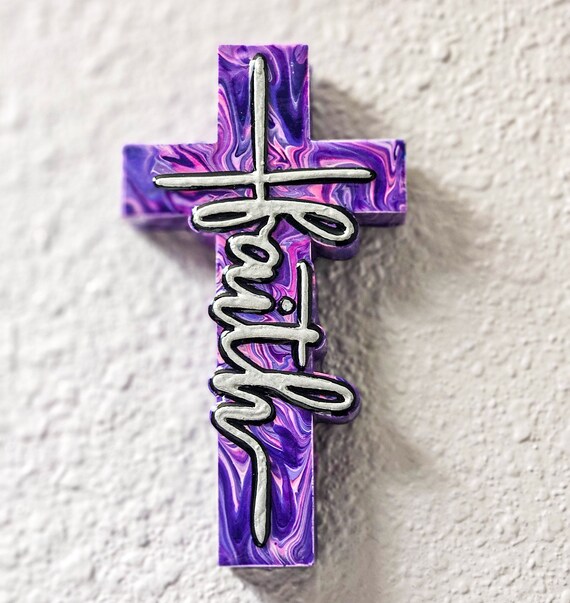 Love Faith Hope Family Wall Sign Metal Decorative Hope Wall Sign Metal Decorative Cross Large Spiritual Decorations Home Religious Hanging Decor Nice Decoration 8 X 15 Inch