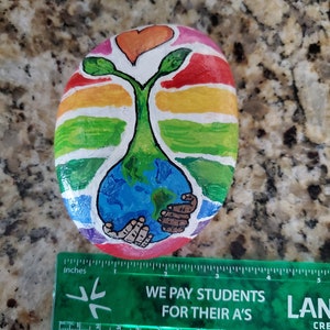 Earth Painting, Earth Day Every Day, Pride, Love, Earth, Peace - Etsy
